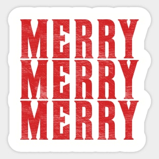 Merry Merry Merry Sticker